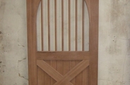 Hard wood tounge and groove door