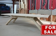 Solid oak table in construction no1
