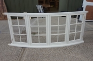 Window with curved head and cill with glazing bar
